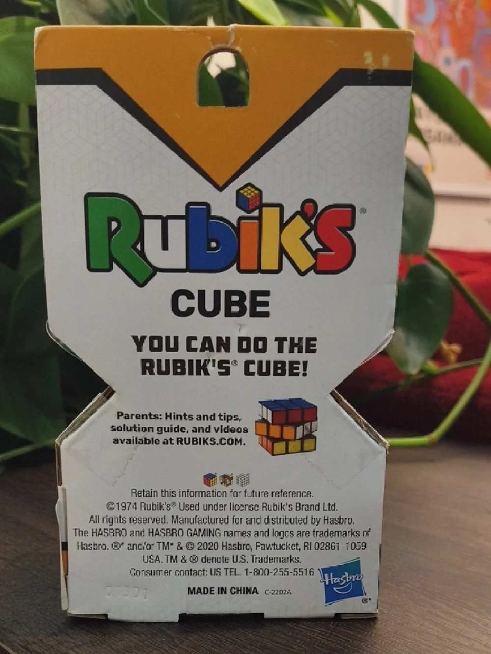 Hasbro Rubik's Cube Original 3x3  Ages 8+ NWT